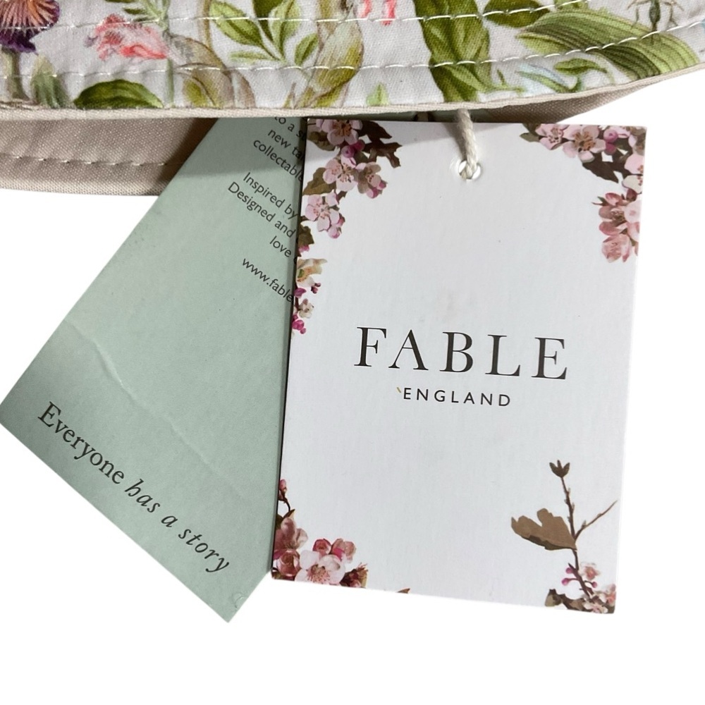 NWT Fable England Green Floral Bucket Hat Botanical Print Item 45020 - Picture 6 of 9